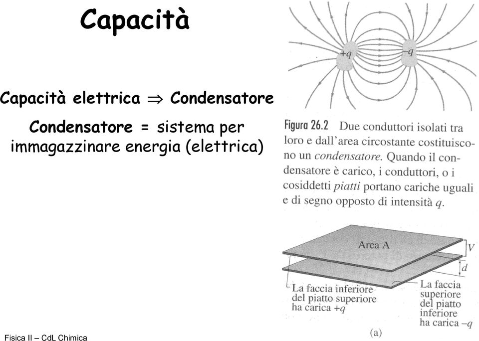Condensatore = sistema