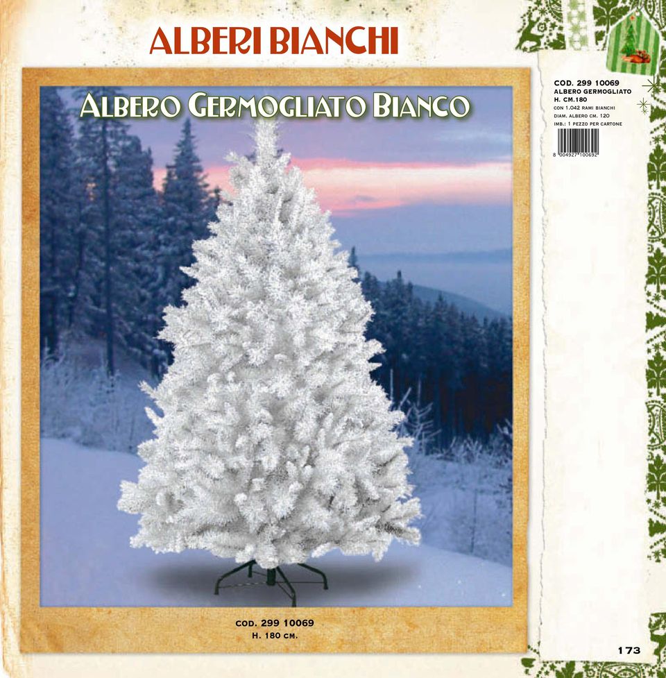 299 10069 Albero GerMoGliAto H. cm.