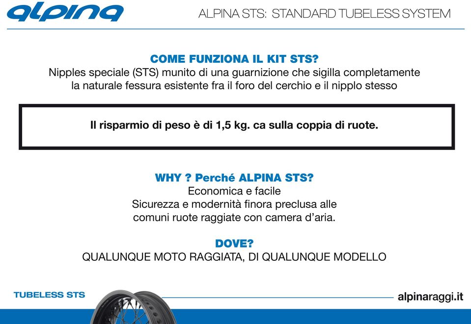 foro del cerchio e il nipplo stesso Il risparmio di peso è di 1,5 kg. ca sulla coppia di ruote. WHY?