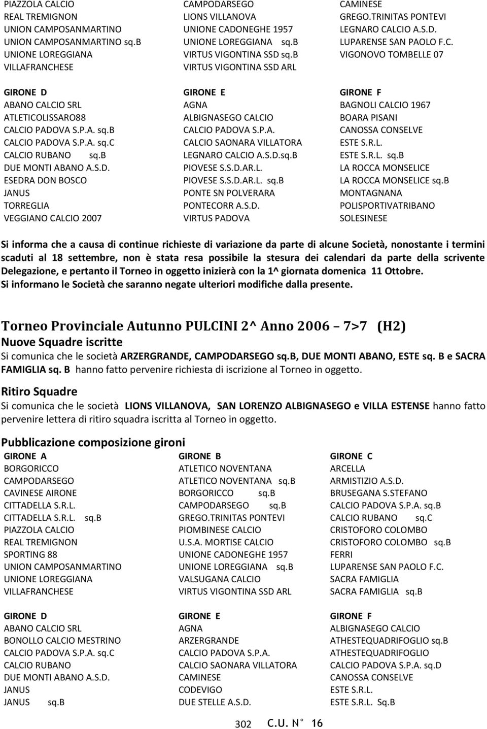 b VIGONOVO TOMBELLE 07 VILLAFRANCHESE VIRTUS VIGONTINA SSD ARL GIRONE D GIRONE E GIRONE F ABANO CALCIO SRL AGNA BAGNOLI CALCIO 1967 ATLETICOLISSARO88 ALBIGNASEGO CALCIO BOARA PISANI CALCIO PADOVA S.P.A. sq.