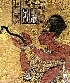 Tutankhamon Ay Tomba di Tutankhamon Tomba di Ay Prevale il colore giallo, reminiscenza della litania del sole, e