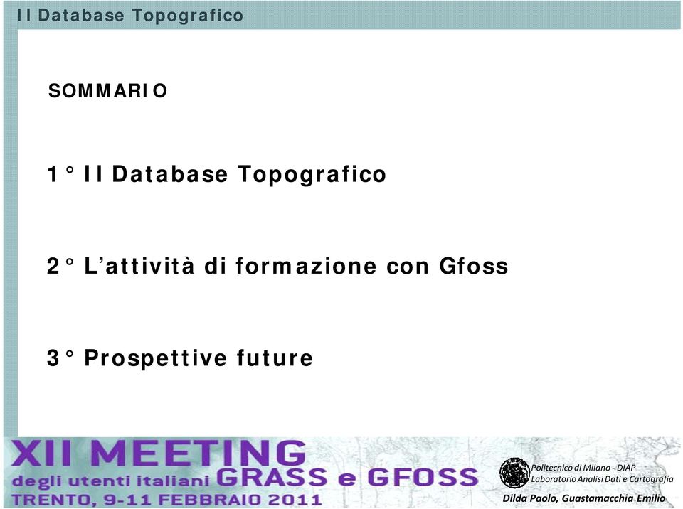 formazione con Gfoss 3