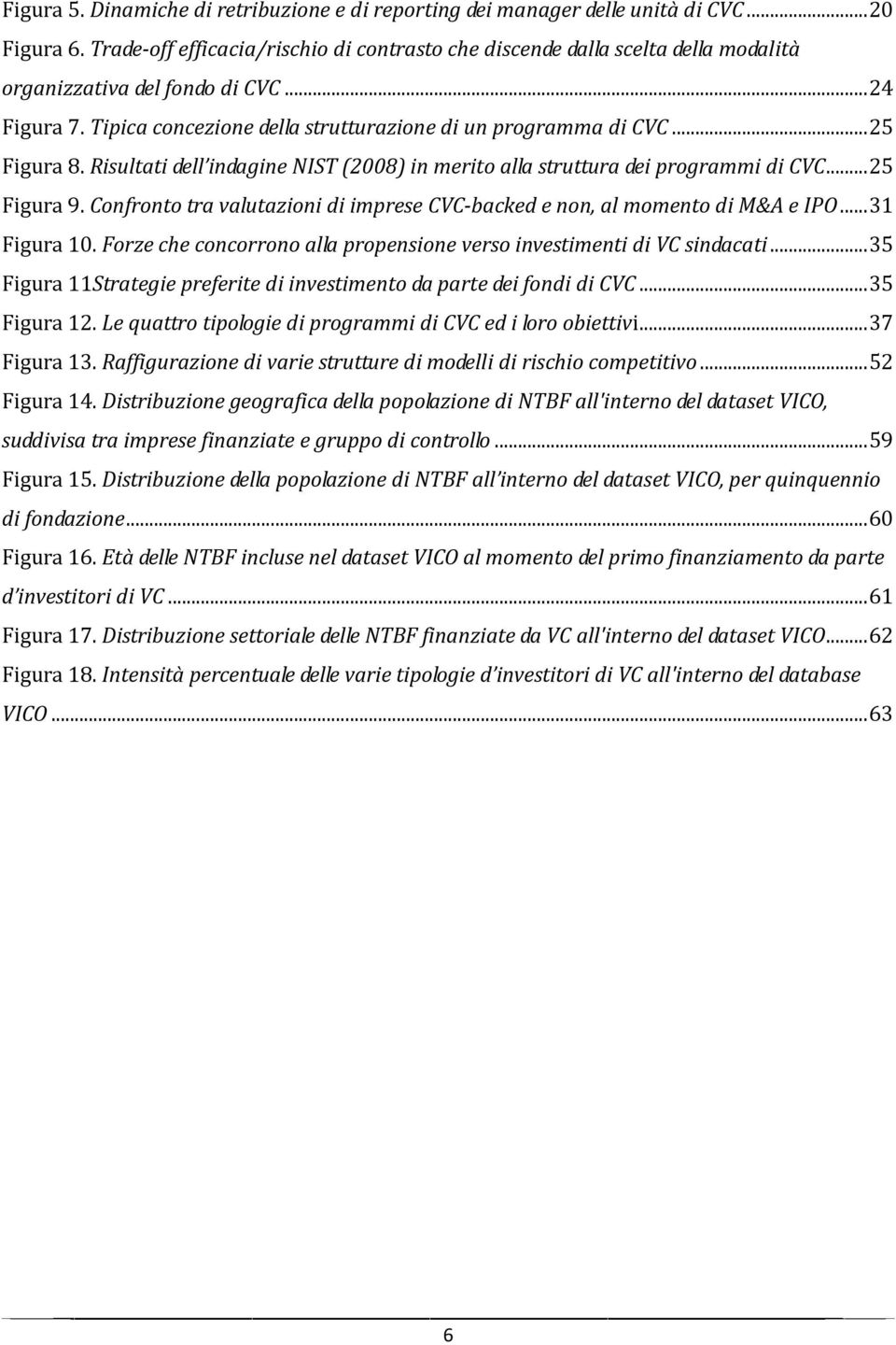 .. 25 Figura 8. Risultati dell indagine NIST (2008) in merito alla struttura dei programmi di CVC... 25 Figura 9. Confronto tra valutazioni di imprese CVC-backed e non, al momento di M&A e IPO.
