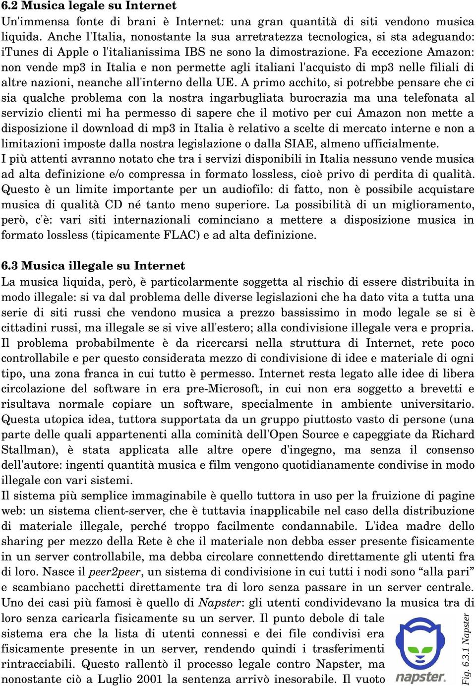 Fa eccezione Amazon: non vende mp3 in Italia e non permette agli italiani l'acquisto di mp3 nelle filiali di altre nazioni, neanche all'interno della UE.