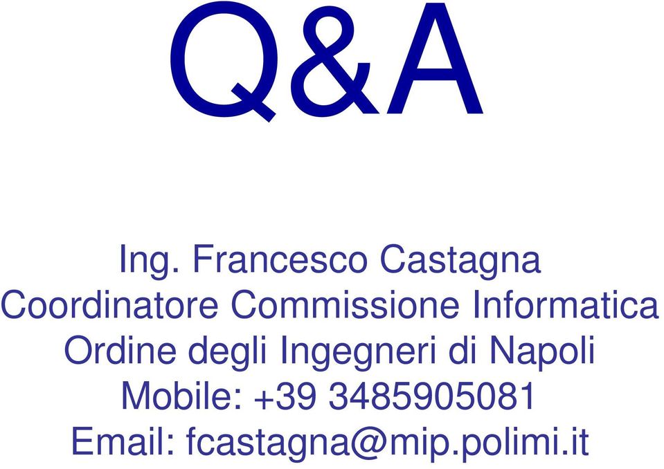 Commissione Informatica Ordine degli