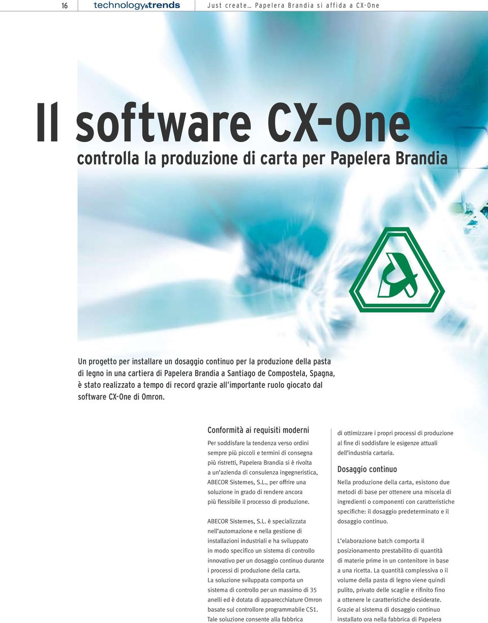 software CX-One di Omron.