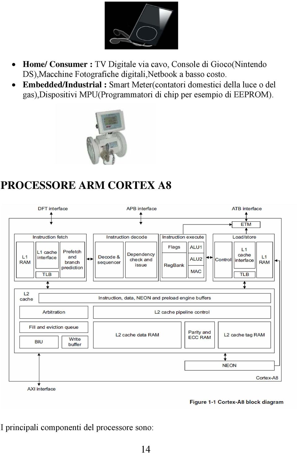 Embedded/Industrial : Smart Meter(contatori domestici della luce o del
