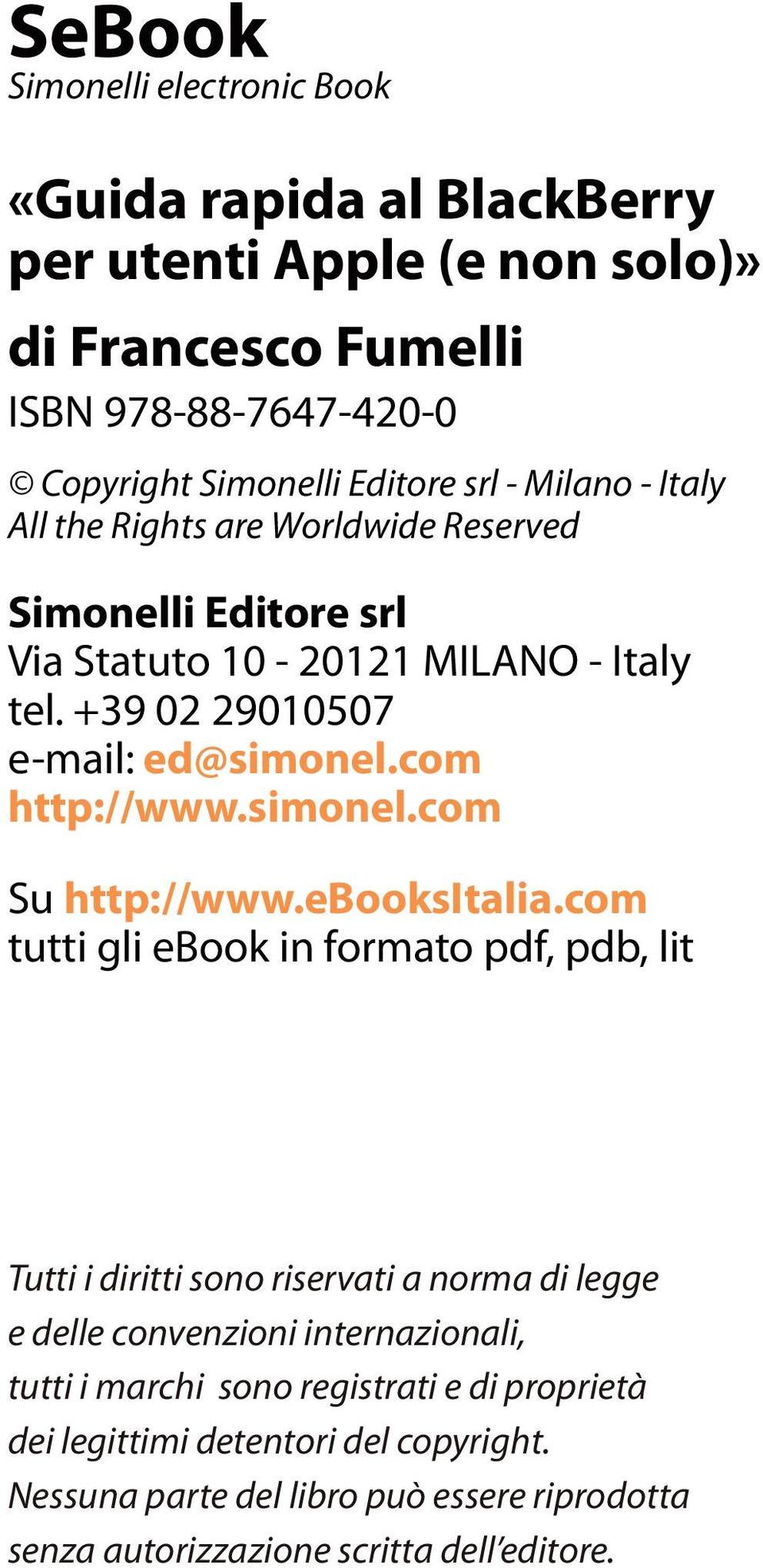 simonel.com Su http://www.ebooksitalia.