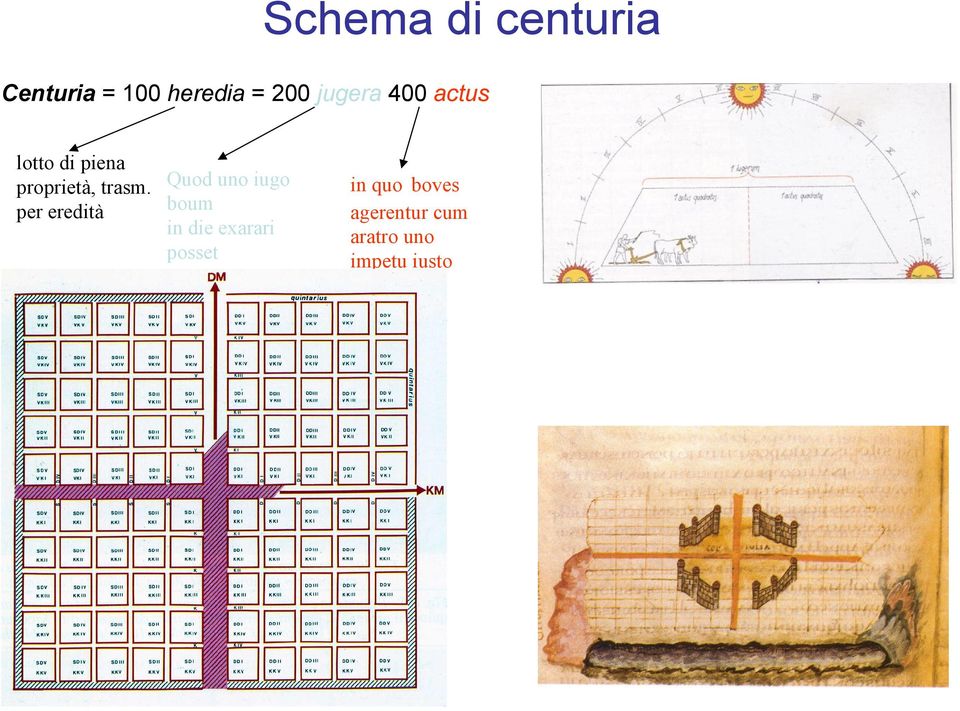 Quod uno iugo boum per eredità in die exarari