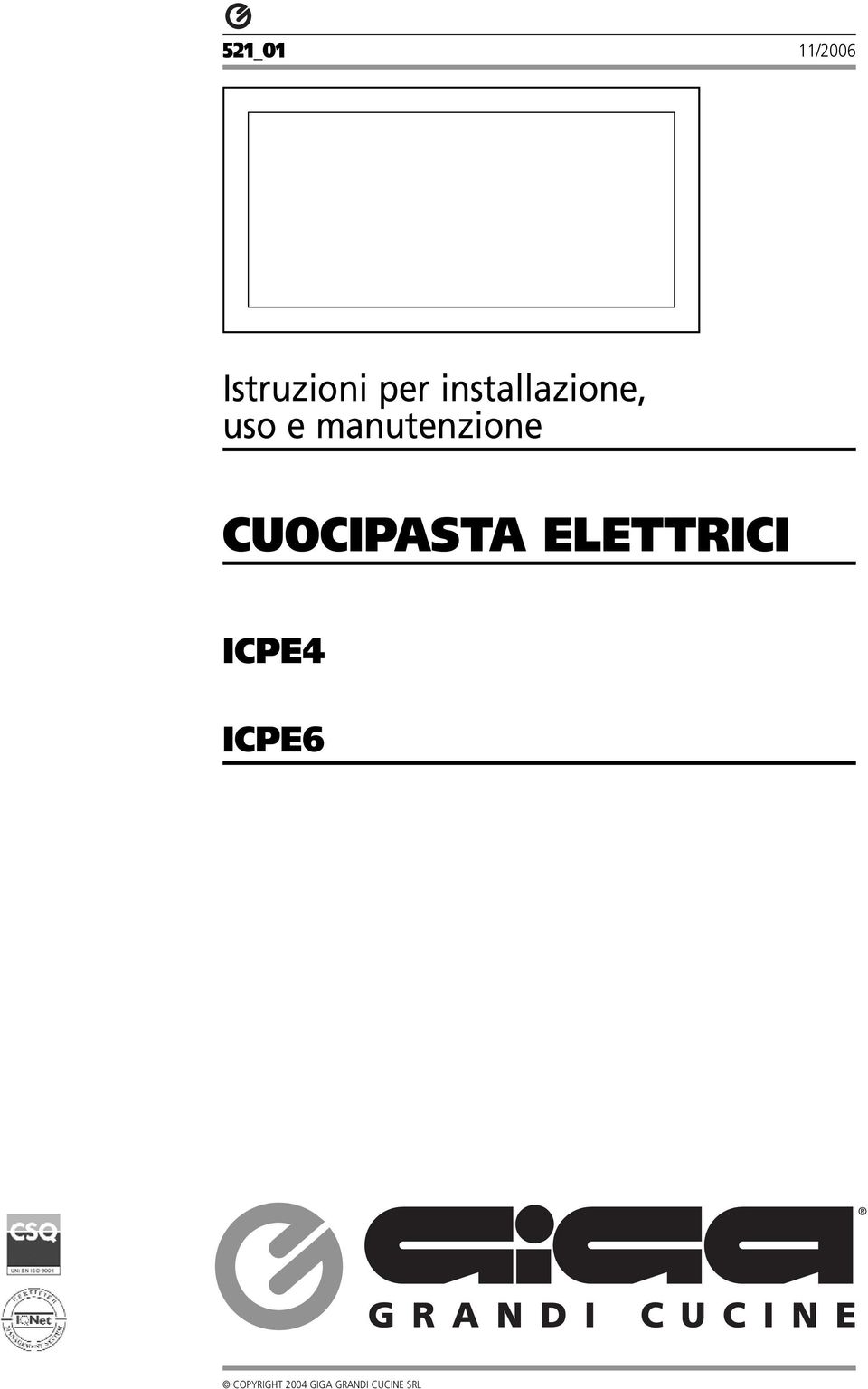 manutenzione CUOCIPASTA