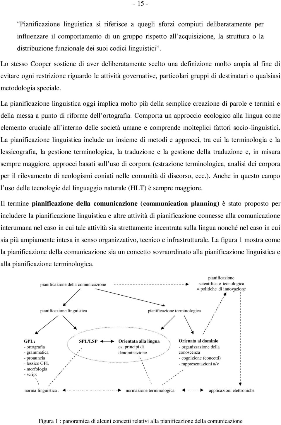 Lo stesso Cooper sostiene di aver deliberatamente scelto una definizione molto ampia al fine di evitare ogni restrizione riguardo le attività governative, particolari gruppi di destinatari o