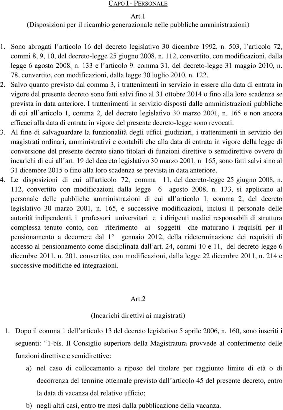 comma 31, del decreto-legge 31 maggio 20