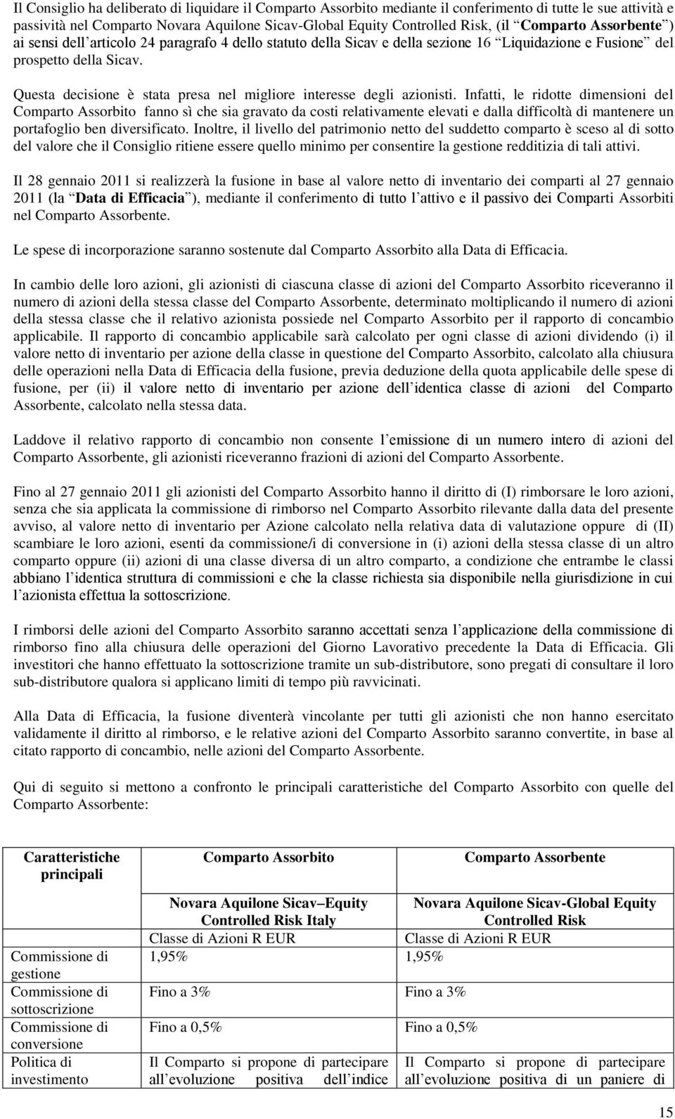 Infatti, le ridotte dimensioni del fanno sì che sia gravato da costi relativamente elevati e dalla difficoltà di mantenere un portafoglio ben diversificato.