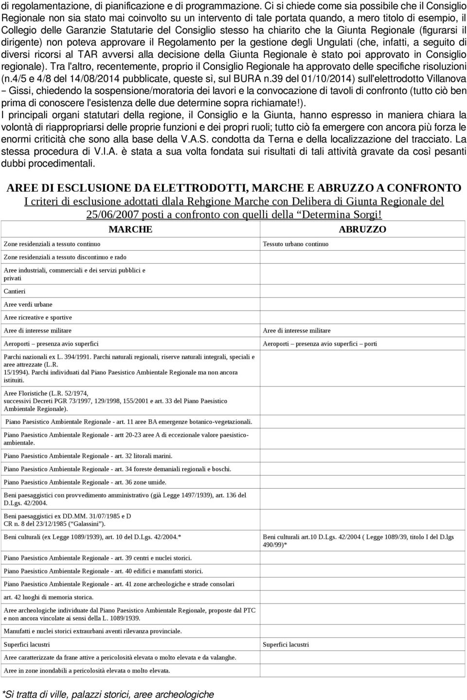 Consiglio stesso ha chiarito che la Giunta Regionale (figurarsi il dirigente) non poteva approvare il Regolamento per la gestione degli Ungulati (che, infatti, a seguito di diversi ricorsi al TAR