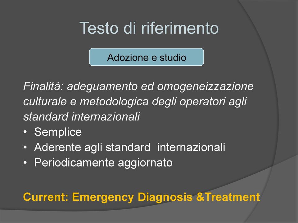 standard internazionali Semplice Aderente agli standard