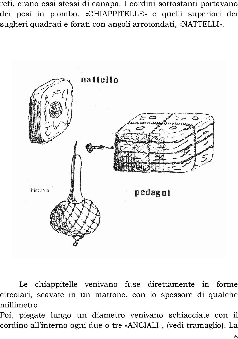 forati con angoli arrotondati, «NATTELLI».