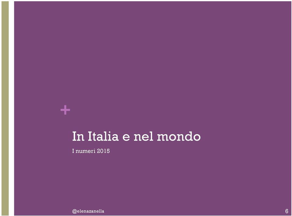 nel mondo