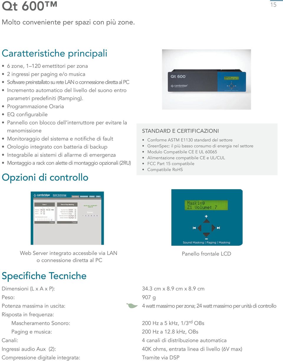 suono entro parametri predefiniti (Ramping).