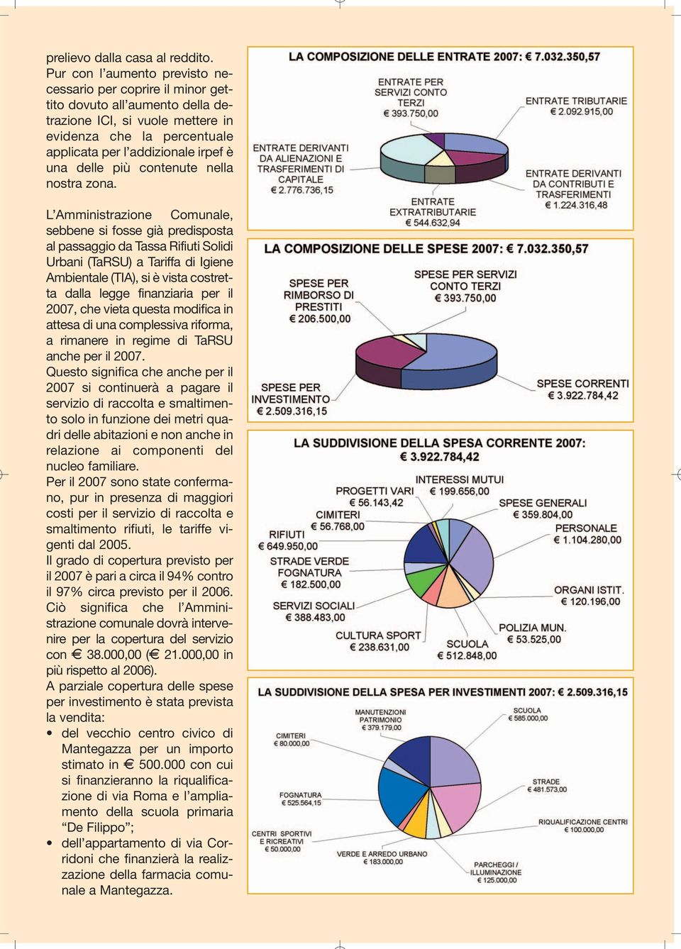 delle più contenute nella nostra zona.