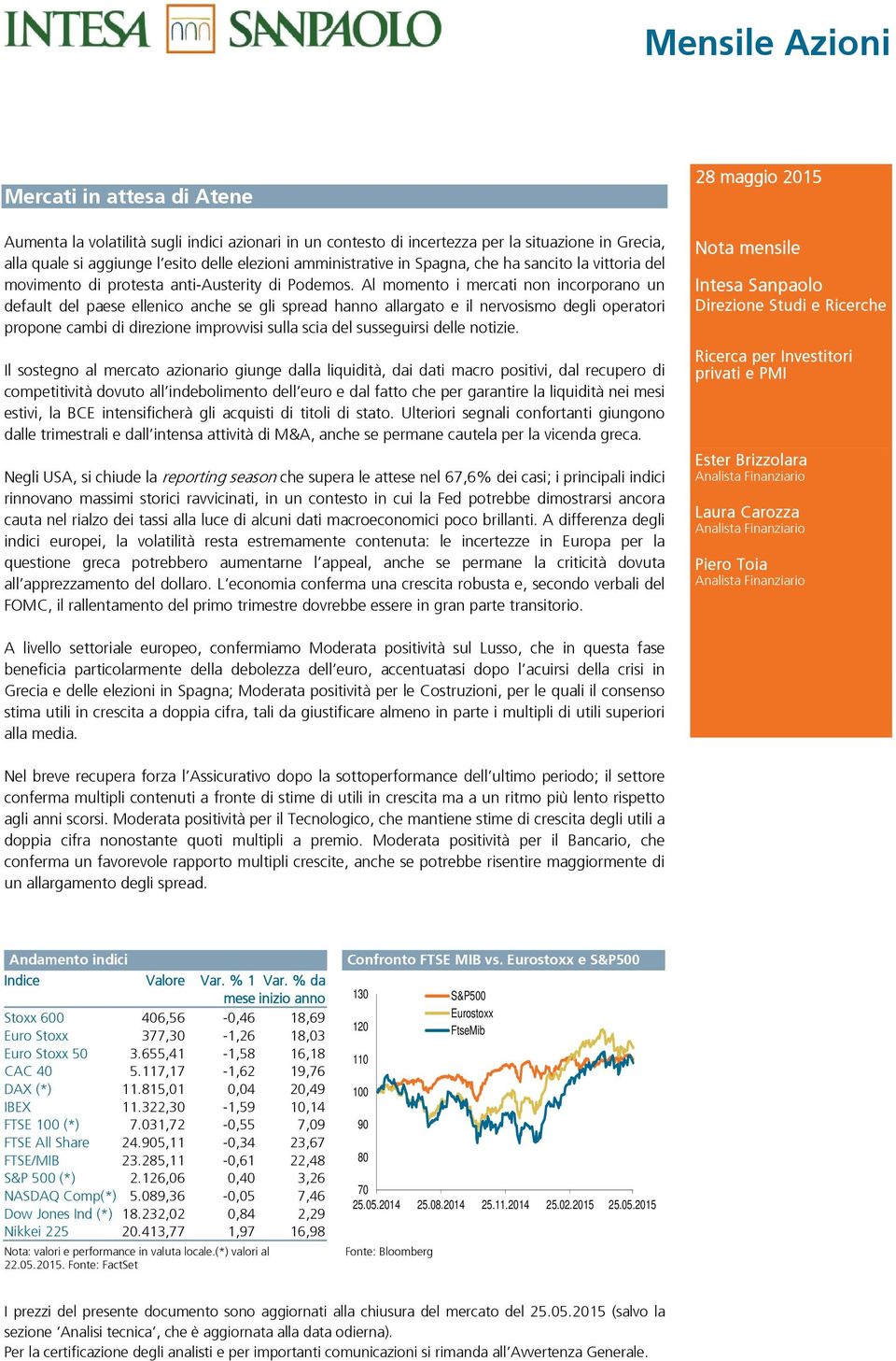 Al momento i mercati non incorporano un default del paese ellenico anche se gli spread hanno allargato e il nervosismo degli operatori propone cambi di direzione improvvisi sulla scia del susseguirsi