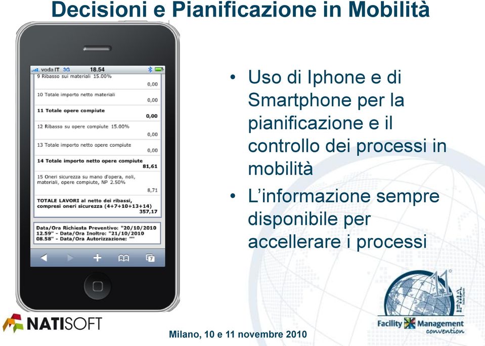 il controllo dei processi in mobilità L