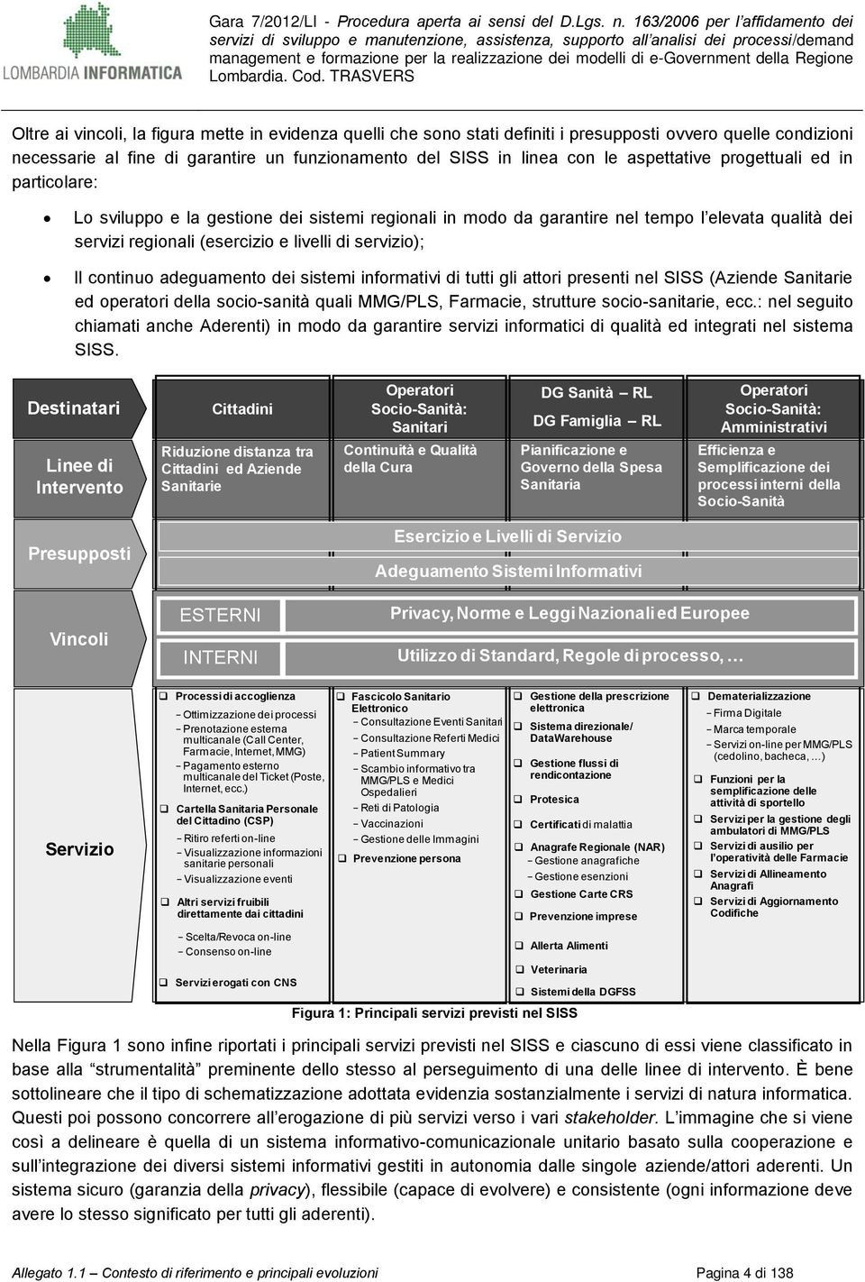 continuo adeguamento dei sistemi informativi di tutti gli attori presenti nel SISS (Aziende Sanitarie ed operatori della socio-sanità quali MMG/PLS, Farmacie, strutture socio-sanitarie, ecc.