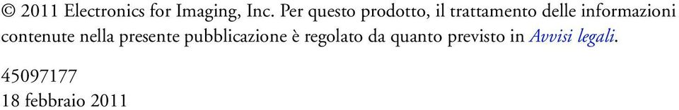 informazioni contenute nella presente