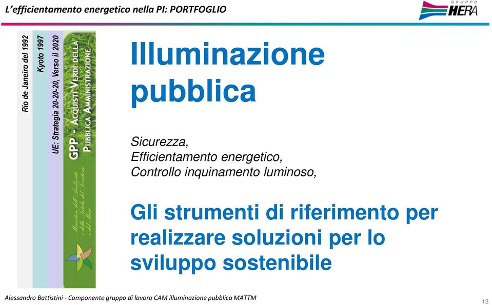 Sicurezza, Efficientamento energetico, Controllo inquinamento luminoso, Gli