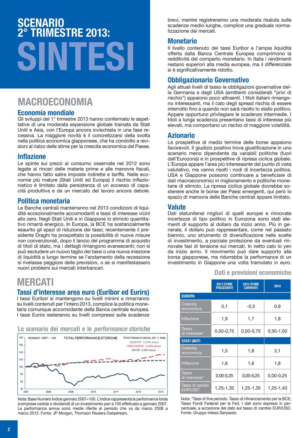 La maggiore novità è il concretizzarsi della svolta nella politica economica giapponese, che ha condotto a revisioni al rialzo delle stime per la crescita economica del Paese.