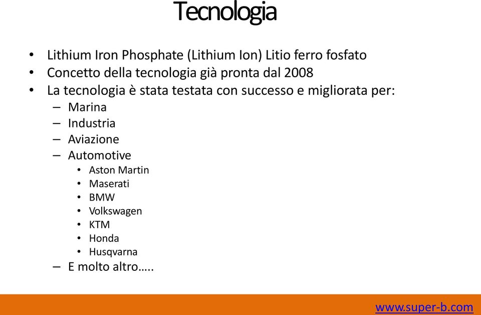 testata con successo e migliorata per: Marina Industria Aviazione