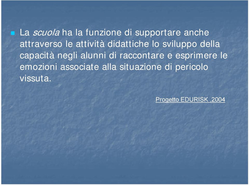 alunni di raccontare e esprimere le emozioni associate