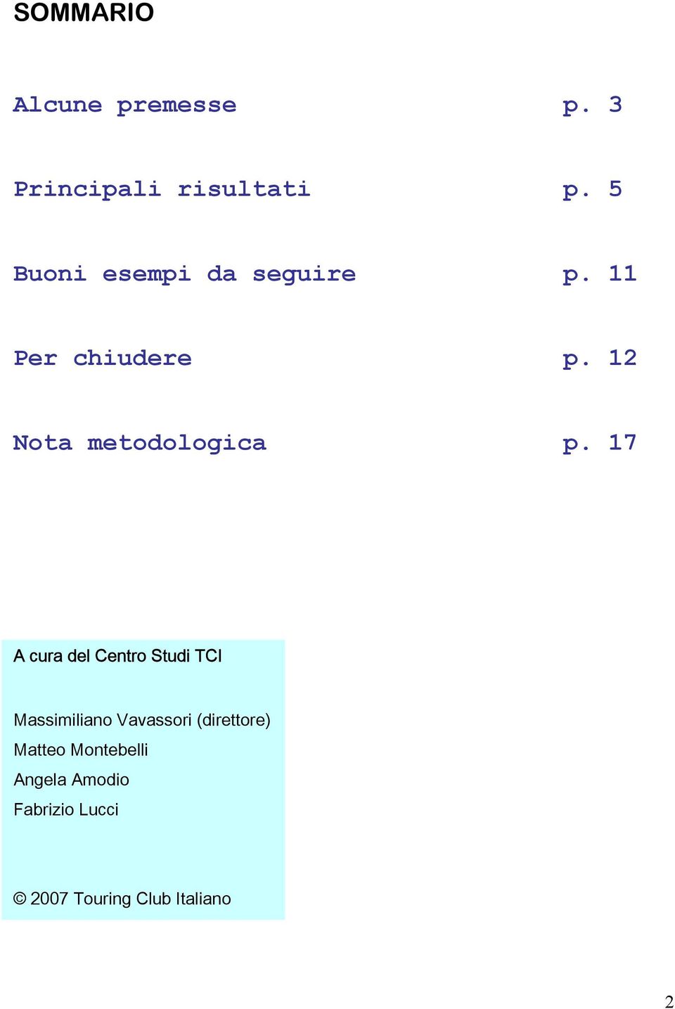 12 Nota metodologica p.