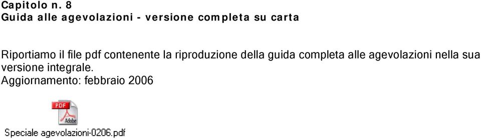 carta Riportiamo il file pdf contenente la