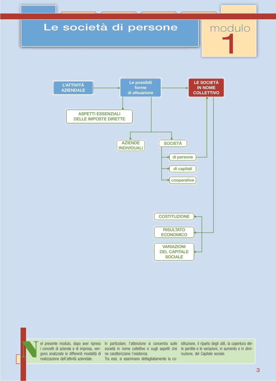 analizzate le differenti modalità di realizzazione dell attività aziendale.