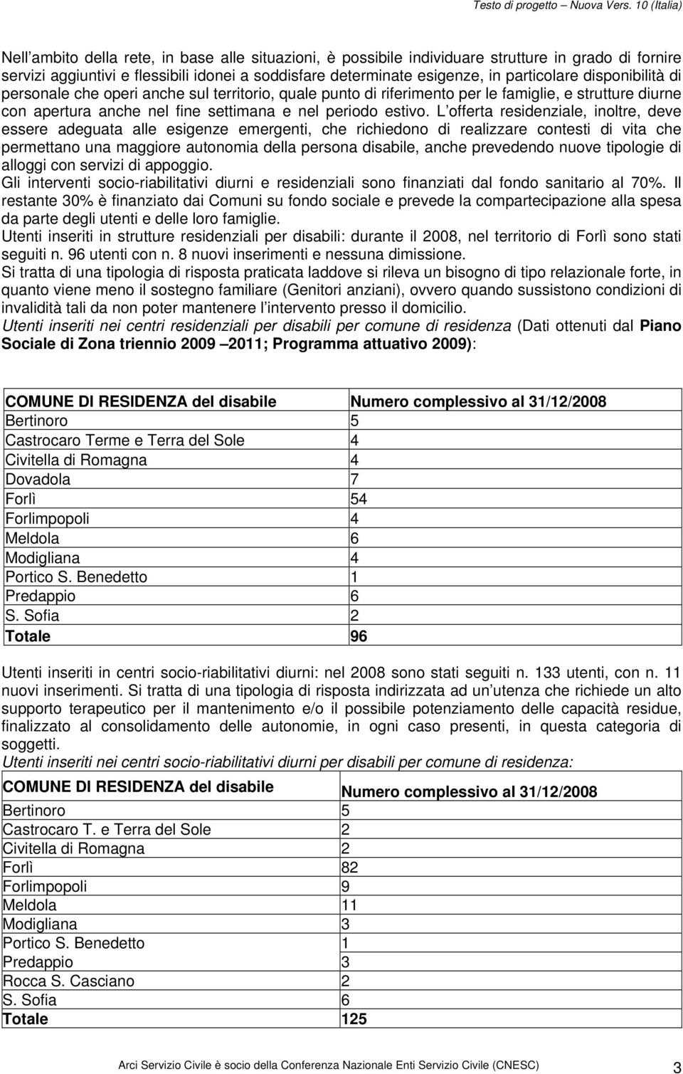 L offerta residenziale, inoltre, deve essere adeguata alle esigenze emergenti, che richiedono di realizzare contesti di vita che permettano una maggiore autonomia della persona disabile, anche