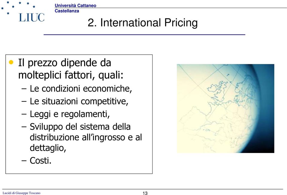 competitive, Leggi e regolamenti, Sviluppo del sistema