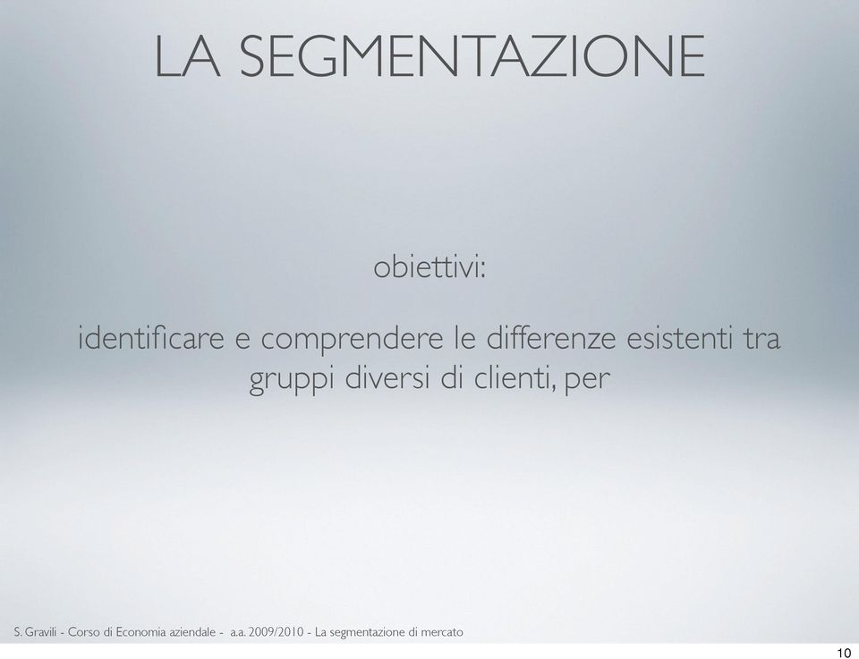 le differenze esistenti tra