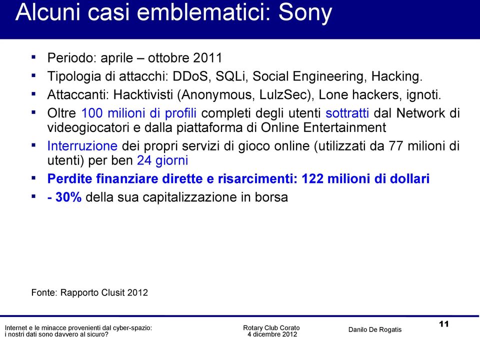 Oltre 100 milioni di profili completi degli utenti sottratti dal Network di videogiocatori e dalla piattaforma di Online Entertainment