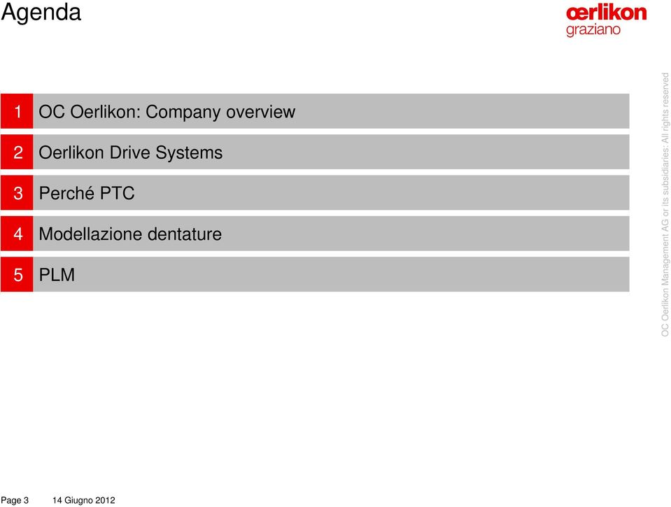 Drive Systems 3 Perché PTC 4