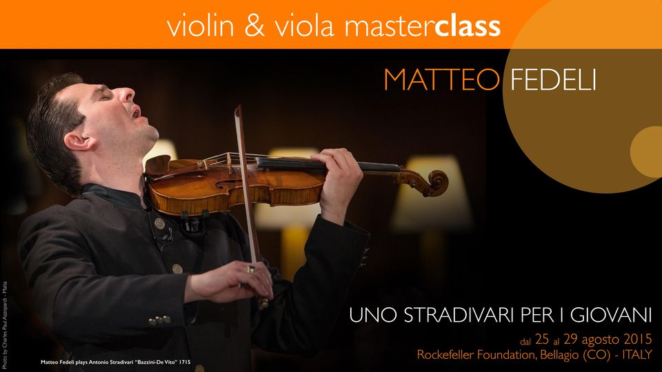 Stradivari Bazzini-De Vito 1715 UNO STRADIVARI PER I GIOVANI