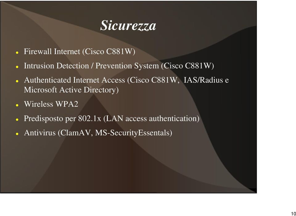 C881W, IAS/Radius e Microsoft Active Directory) Wireless WPA2