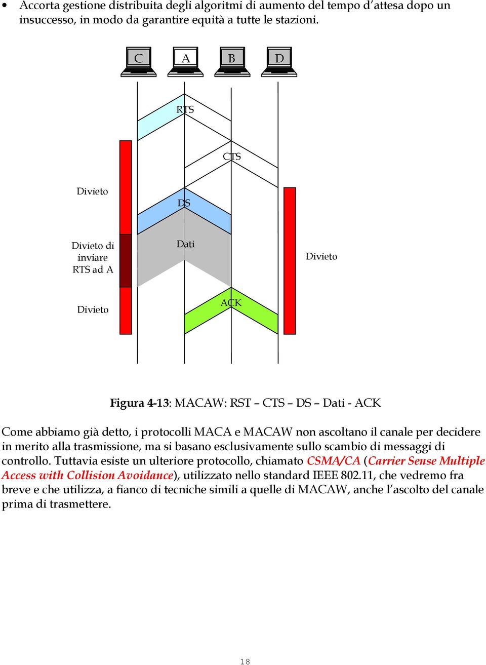 il canale per decidere in merito alla trasmissione, ma si basano esclusivamente sullo scambio di messaggi di controllo.