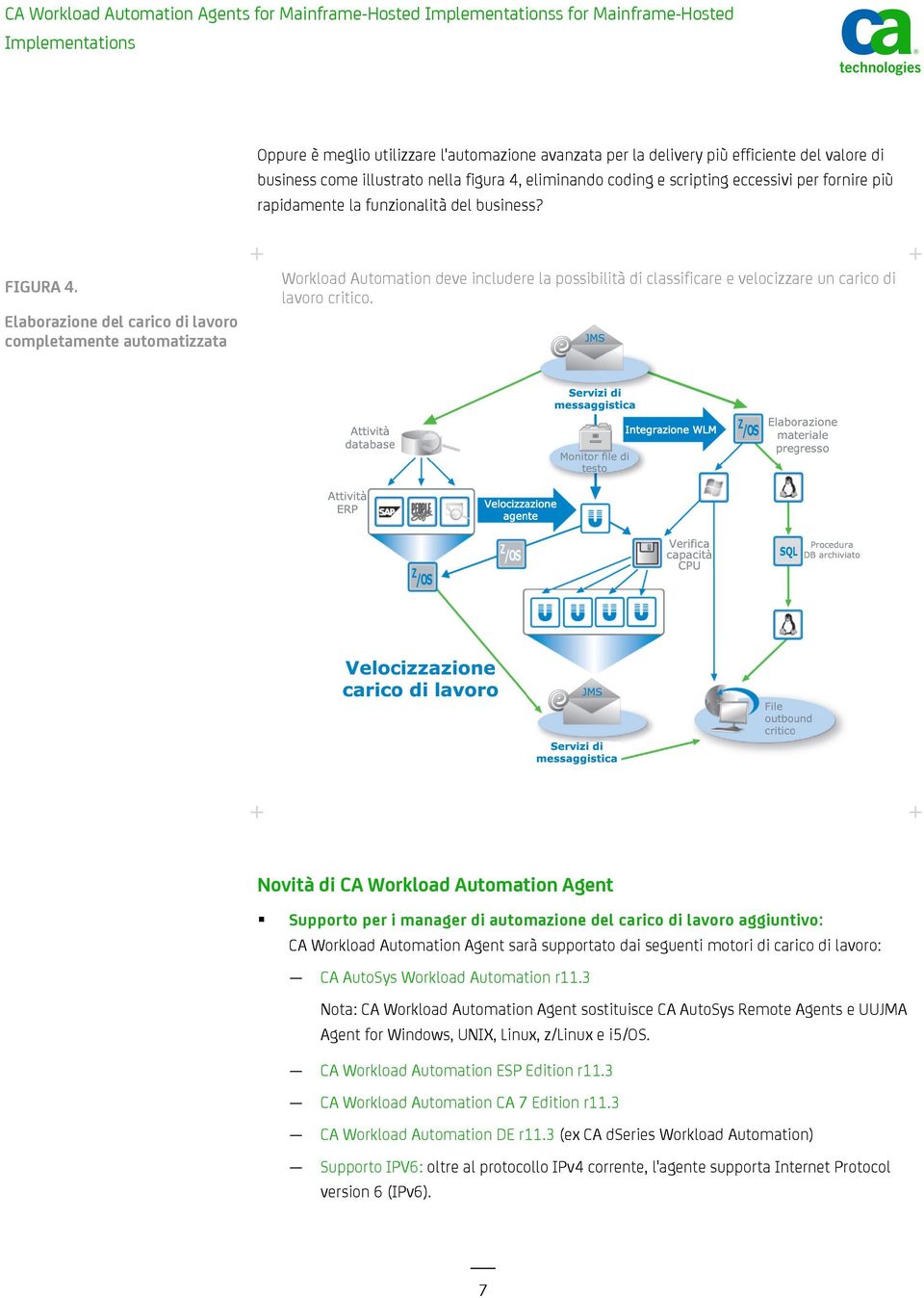 Elaborazione del carico di lavoro completamente automatizzata Workload Automation deve includere la possibilità di classificare e velocizzare un carico di lavoro critico.