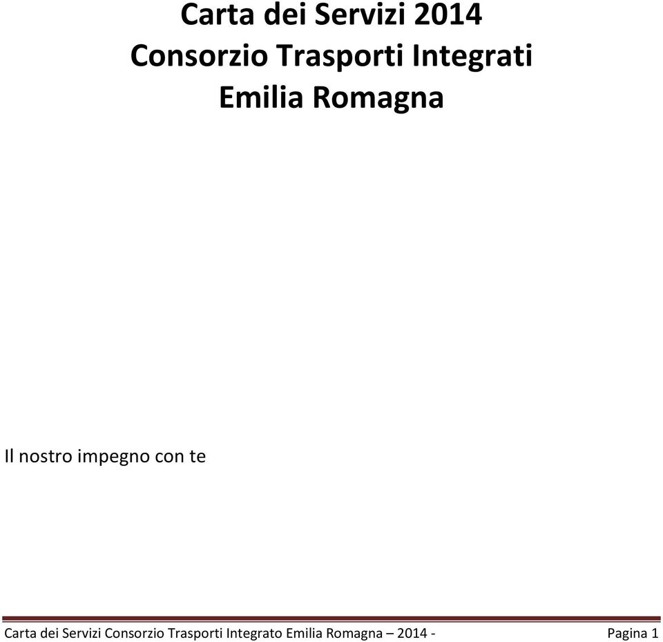 con te Carta dei Servizi Consorzio