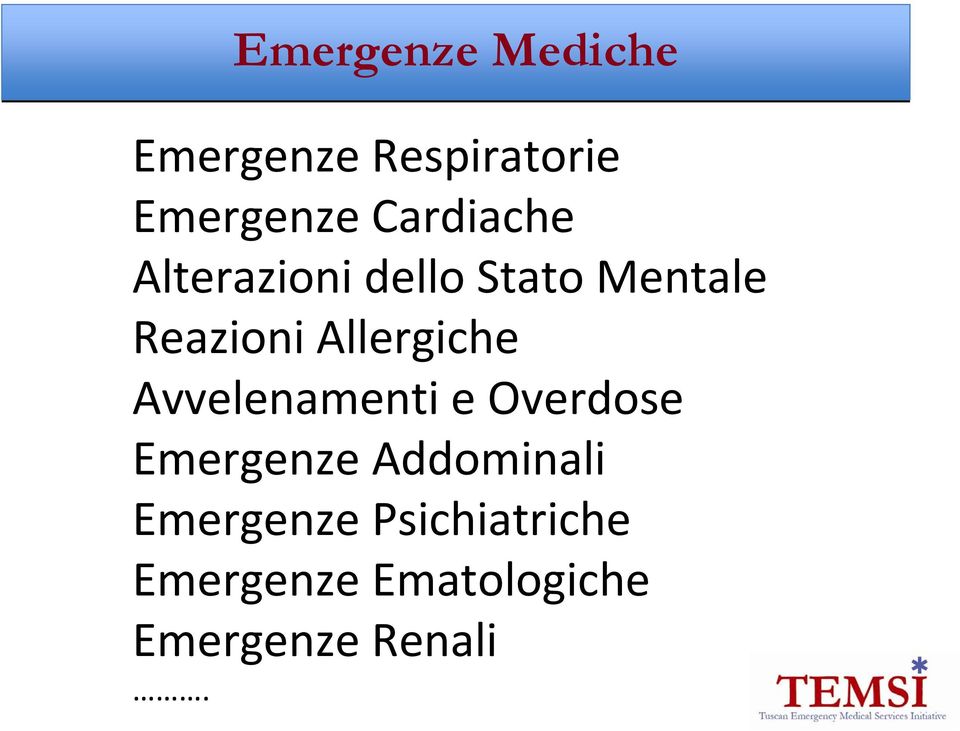 Avvelenamenti e Overdose Emergenze Addominali