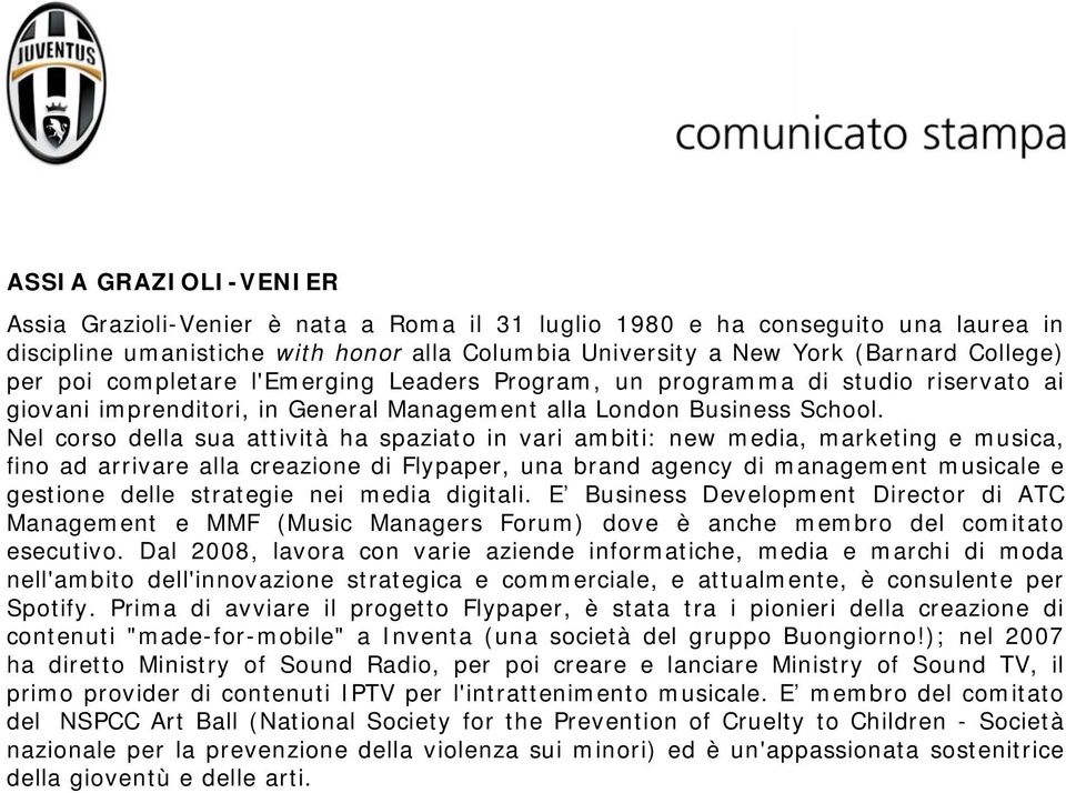 Nel corso della sua attività ha spaziato in vari ambiti: new media, marketing e musica, fino ad arrivare alla creazione di Flypaper, una brand agency di management musicale e gestione delle strategie