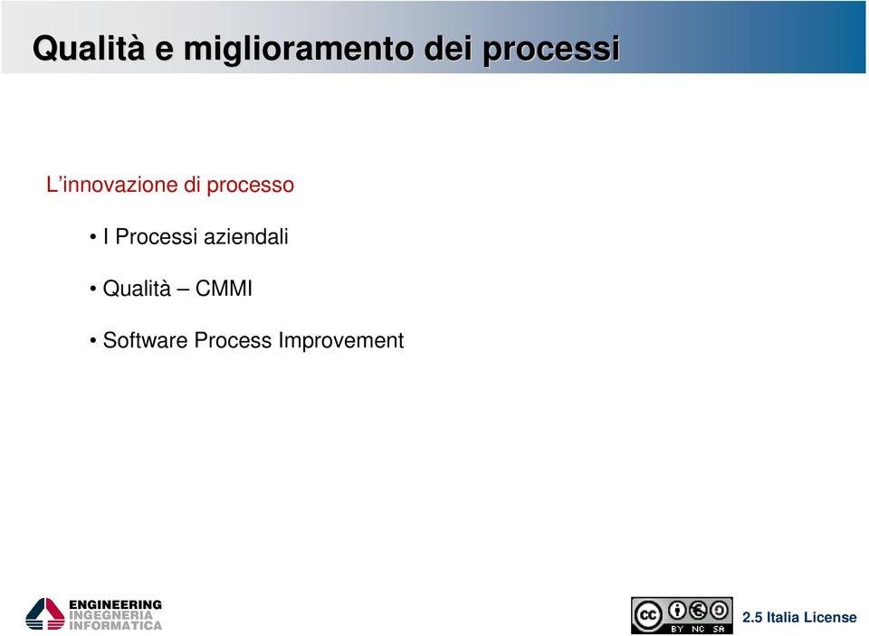 processo I Processi aziendali
