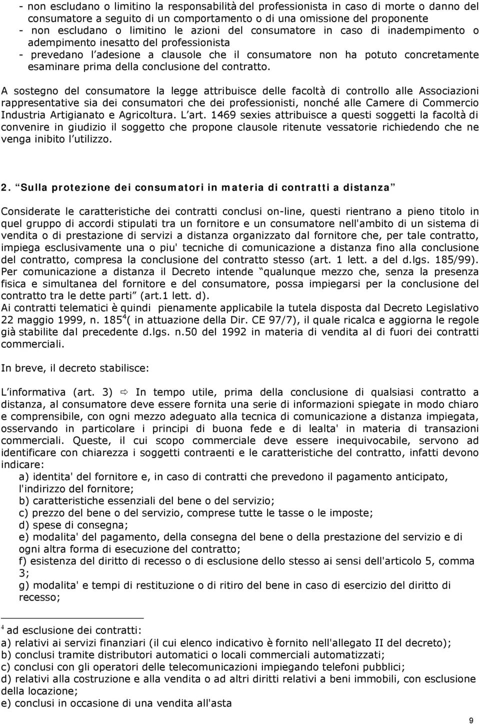 conclusione del contratto.