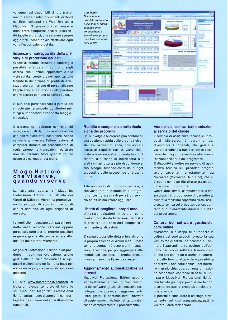 Comprende la contabilità Clienti/ I fincati associati ai documenti sono facilmente e completamente personalizzabili dall'utente t Fornitori, la Prima Nota, e l'ausilio di prototipi di documenti che