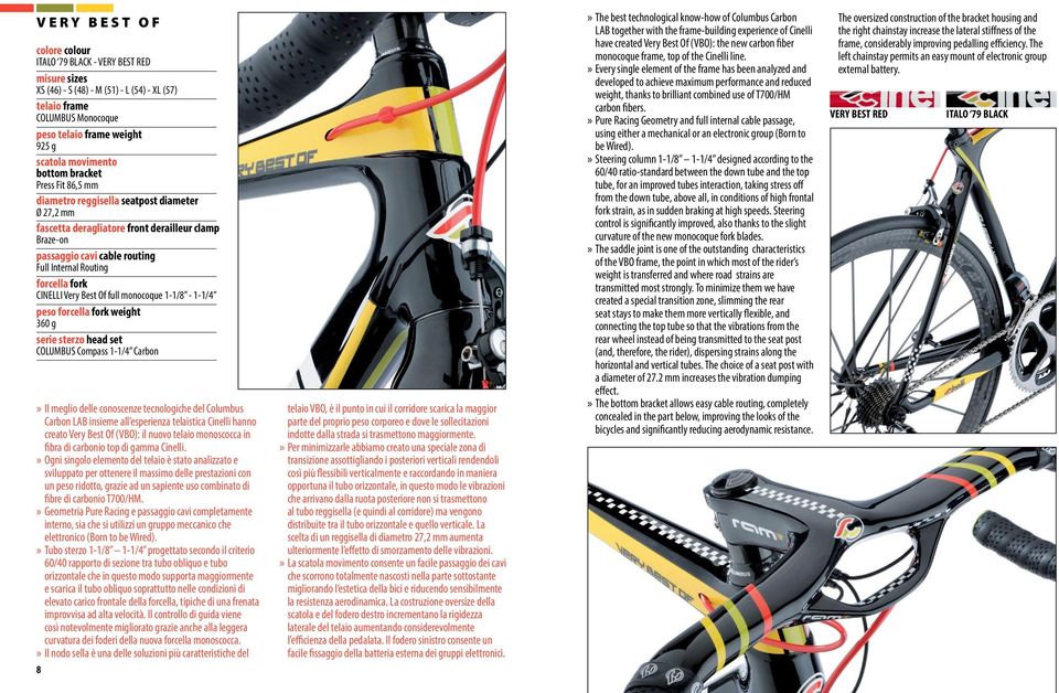 Best Of full monocoque 1-1/8-1-1/4 peso weight 360 g serie sterzo head set COLUMBUS Compass 1-1/4 Carbon Il meglio delle conoscenze tecnologiche del Columbus Carbon LAB insieme all esperienza